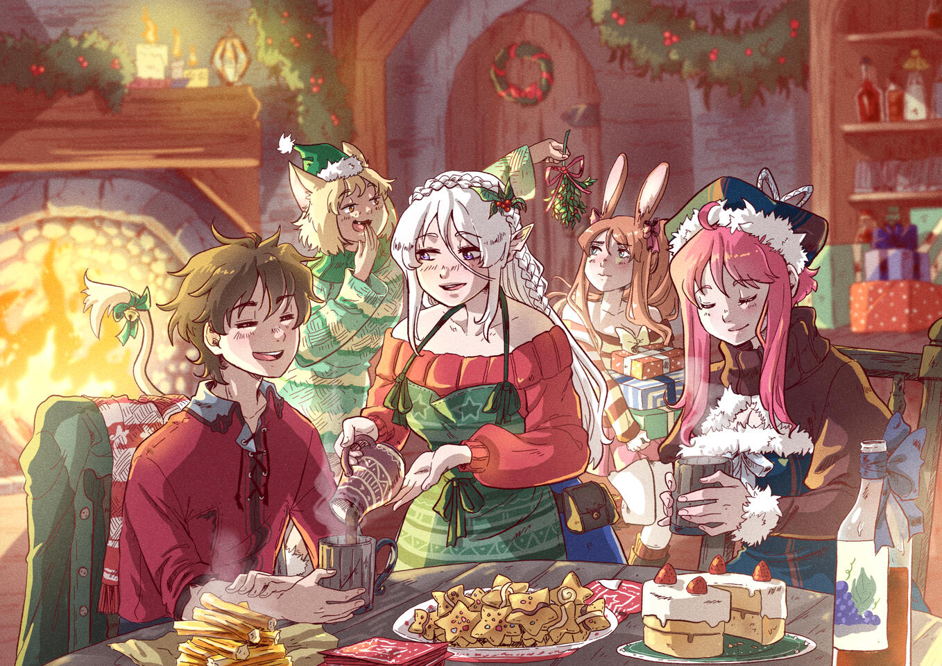 Multiple char. + Complex BG
